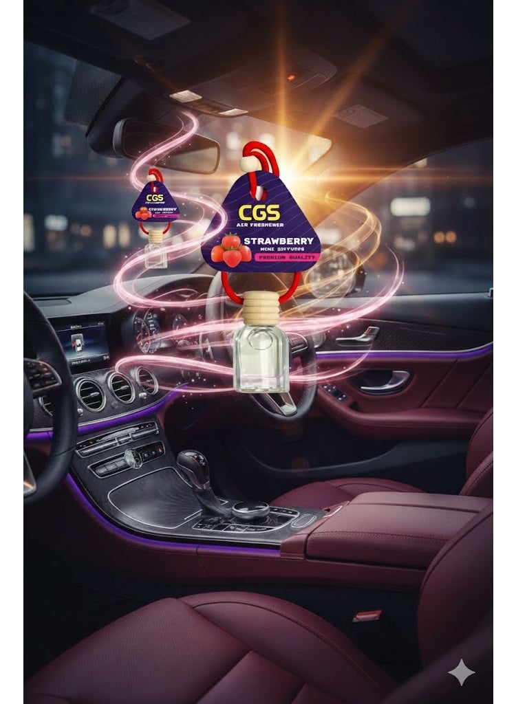 سي جي اس معطر هواء برائحة الفراولة – ميني ديفيوزر للسيارة والمنزل، جودة ممتازة - Image 3